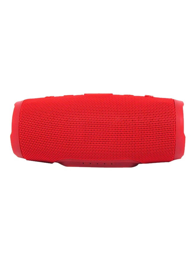 CHARGE Wireless Portable Speaker With Dual USB Charge Out Red - Image 1