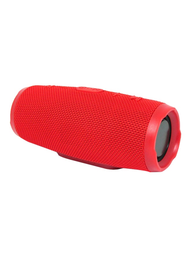 CHARGE Wireless Portable Speaker With Dual USB Charge Out Red - Image 2