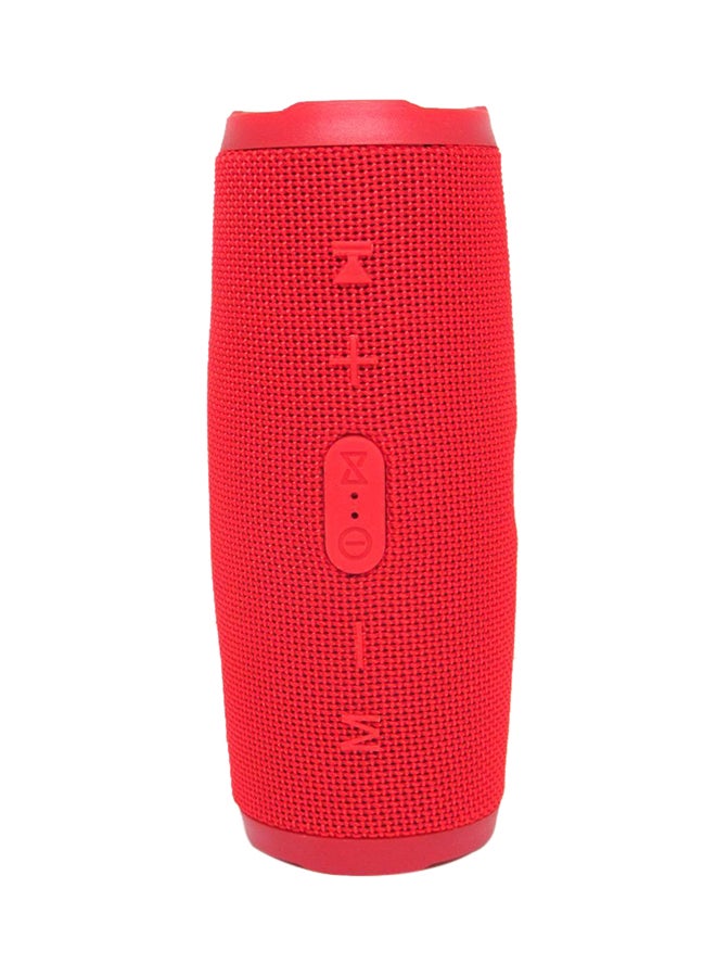 CHARGE Wireless Portable Speaker With Dual USB Charge Out Red - Image 4