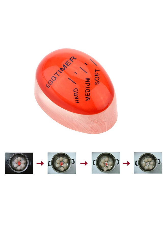 ANSELF - Portable Mini Egg Timer Red/Pink 5.7x4x3.5centimeter - Image 1