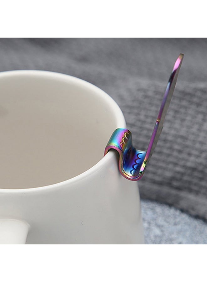 304 Stainless Steel Mermaid Teaspoon Silver 5.04 x 0.79 x 0.67inch