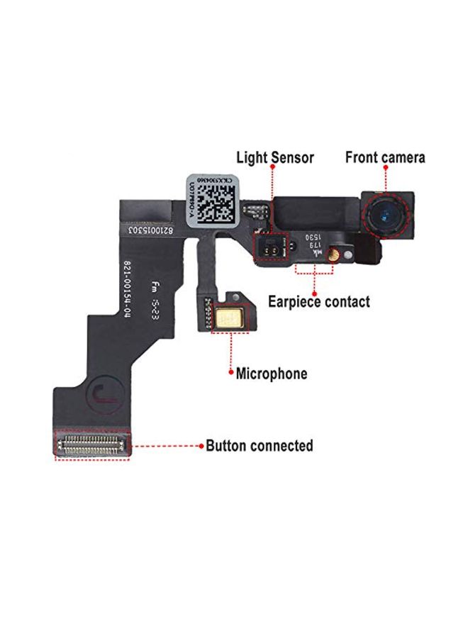 Replacement Front Camera Module Flex Cable For Apple iPhone 6s Plus Black