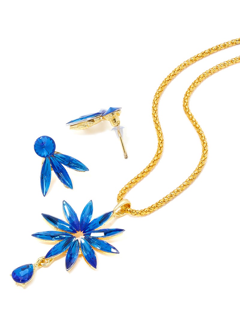 Rosh - Fashion Necklace and Earrings Set - Image 1