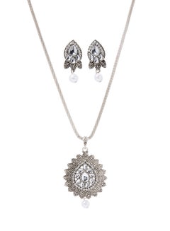 Polki Necklace and Earrings Set