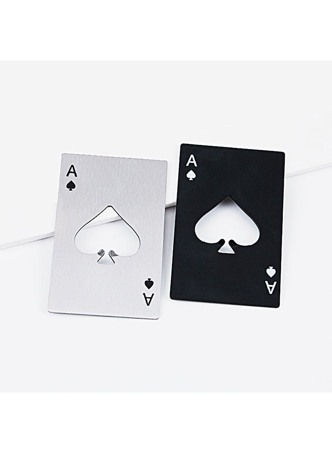Generic - Credit Card Size Bottle Opener Silver 3.35x2.17x0.05inch - Image 1