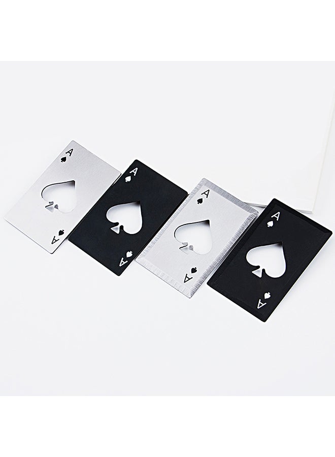 Generic - Credit Card Size Bottle Opener Silver 3.35x2.17x0.05inch - Image 1