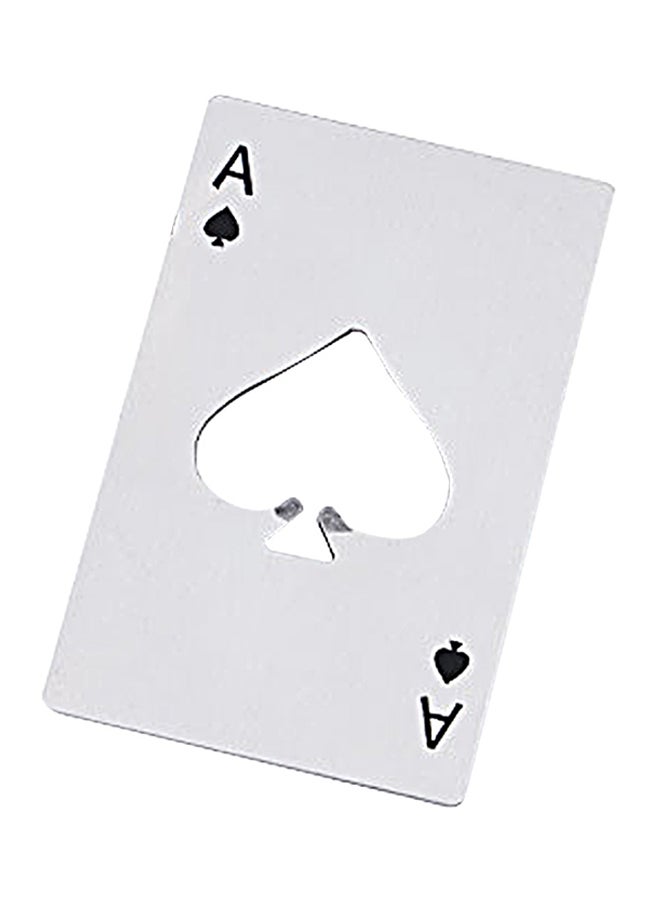Generic - Credit Card Size Bottle Opener Silver 3.35x2.17x0.05inch - Image 1