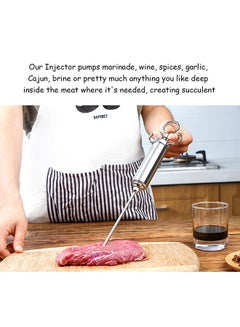 Generic Marinade Meet BBQ Sauce Injector Needle Silver 366grams  - Image 4