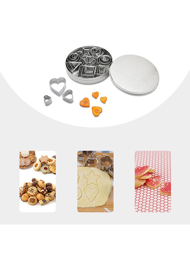 Generic 24-Piece Cookie Cutters Silver  - Image 4