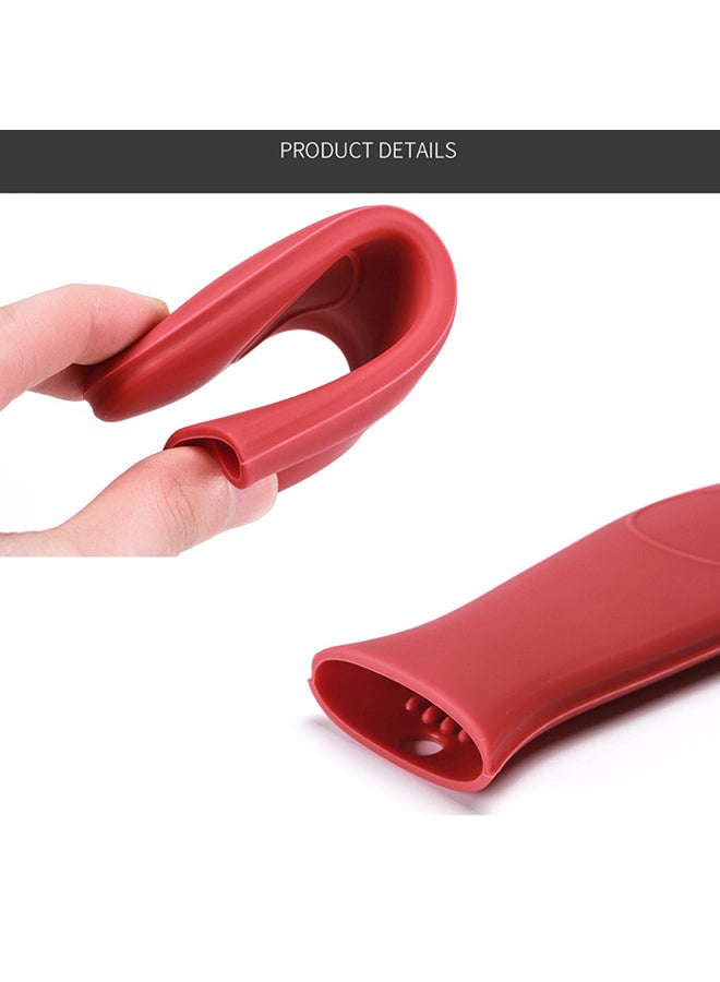 Generic 3-Piece Hot Handle Holder Sleeve Grip Cover Red  - Image 3