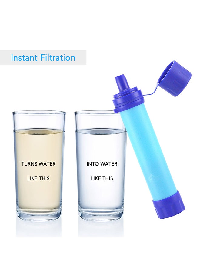 Outdoor Water Straw Filtration System Blue  - Image 4