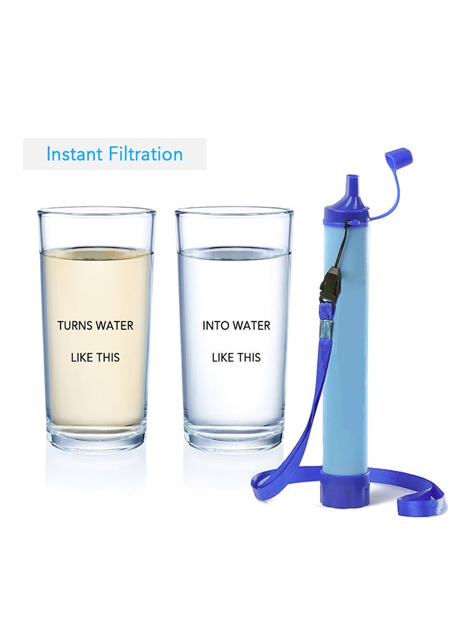 Outdoor Water Straw Filtration System Blue  - Image 2