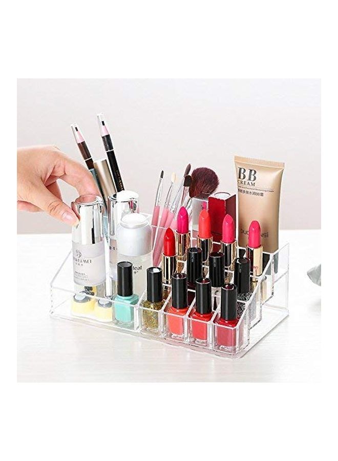 Skyzone - Sixteen Section Cosmetics Organiser Clear - Image 1