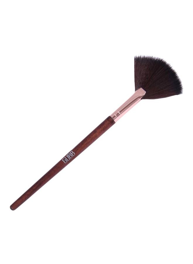 GUBB Professional Highlighter Makeup Brush Brown/Black - Image 1