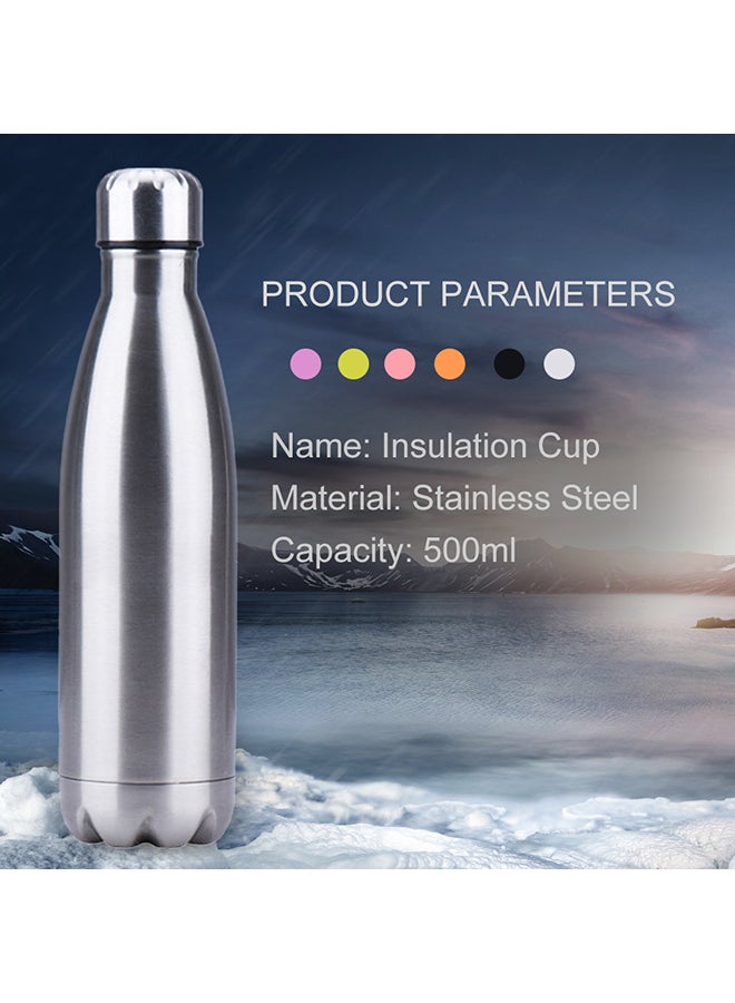 Generic - Thermal Insulated Water Bottle Silver 500ml - Image 1