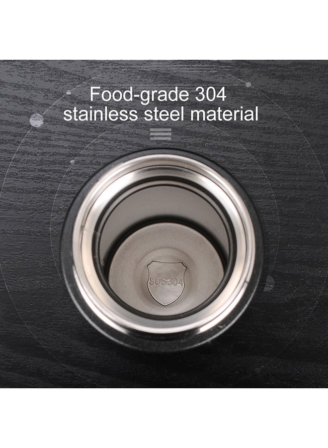 Generic - Vacuum Insulated Water Bottle With LCD Temperature Display Black/Silver - Image 1