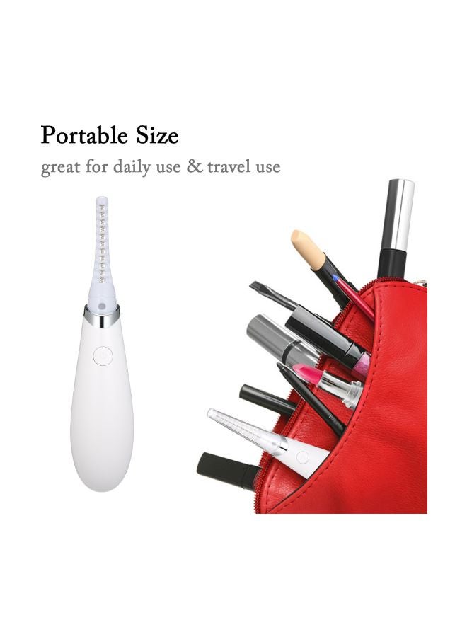 USB Electric Eyelash Curler White - Image 3