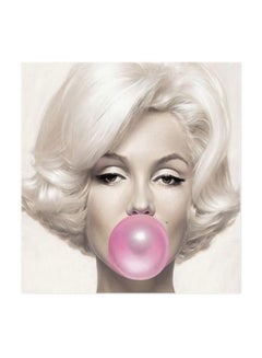 Atiq Marilyn Monroe MDF Wall Art Multicolour 30x30centimeter  - Image 1