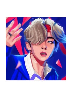 Atiq BTS Boy Band MDF Wall Art Multicolour 30x30centimeter  - Image 1