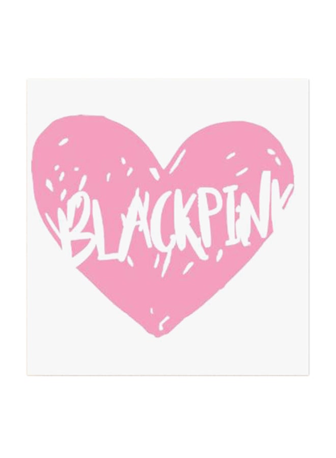 Atiq BLACKPINK MDF Wall Art Multicolour 30x30cm - Image 1