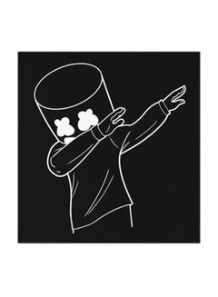 Atiq Marshmello MDF Wall Art Multicolour 30x30cm  - Image 1