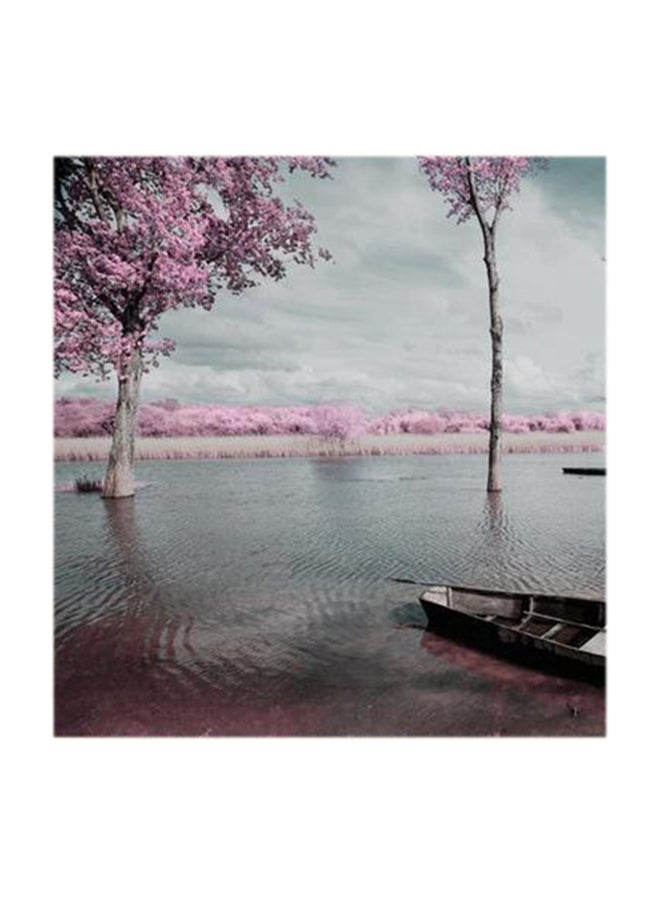 Atiq Nature MDF Wall Art Multicolour 30x30centimeter - Image 1