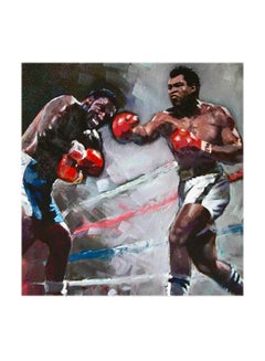 Muhammad Ali Abstract MDF Wall Art Multicolour 30x30centimeter