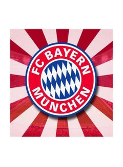 Atiq Bayern Munich Football Club MDF Wall Art Multicolour 30x30centimeter  - Image 1