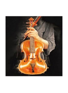 Abstract Cello MDF Wall Art Multicolour 30x30cm