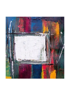 Abstract MDF Wall Art Multicolour 30x30cm