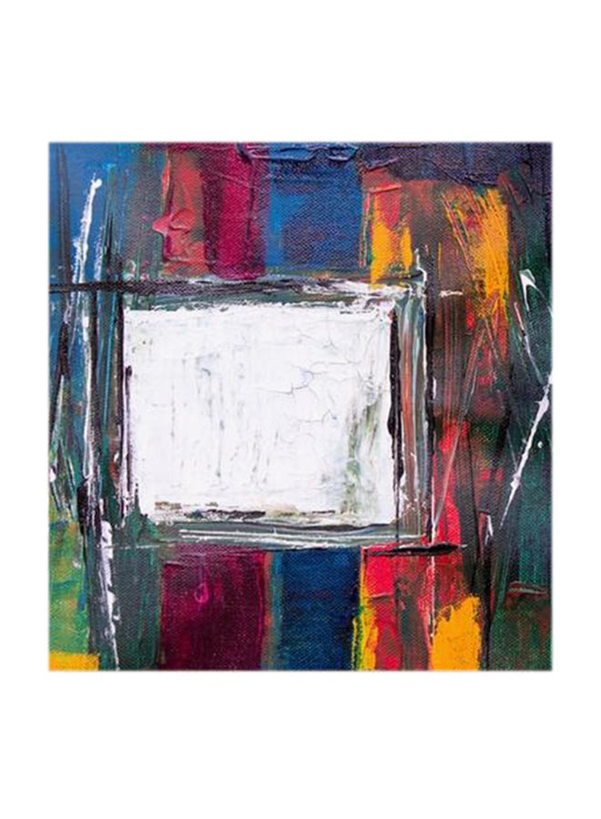 Atiq - Abstract MDF Wall Art Multicolour 30x30cm - Image 1