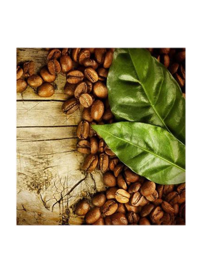 أتيك لوحة فنية من الخشب الليفي متوسط الكثافة للقهوة متعدد الألوان 30x30سم - Image 1