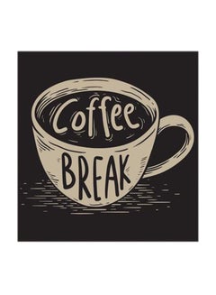 Atiq Coffee Break MDF Wall Art Multicolour 30x30cm  - Image 1