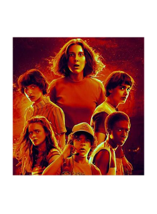 أتيك لوحة فنية من خشب MDF مطبوع عليها عبارة "Stranger Things" متعدد الألوان 30x30Ø³Ù†ØªÙŠÙ…ØªØ± - Image 1