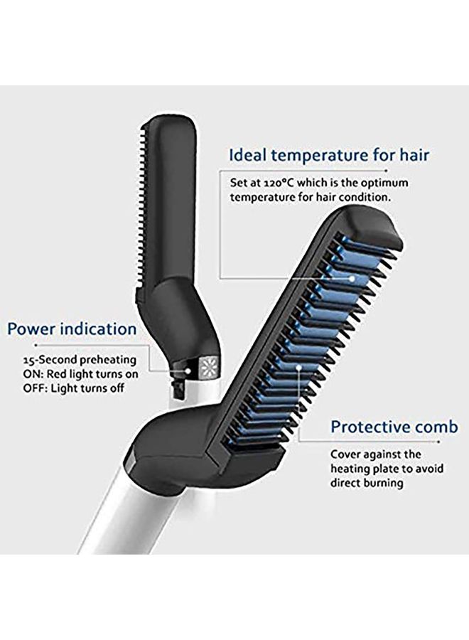 Generic Electric Beard Straightener Hair Comb Multicolour  - Image 2