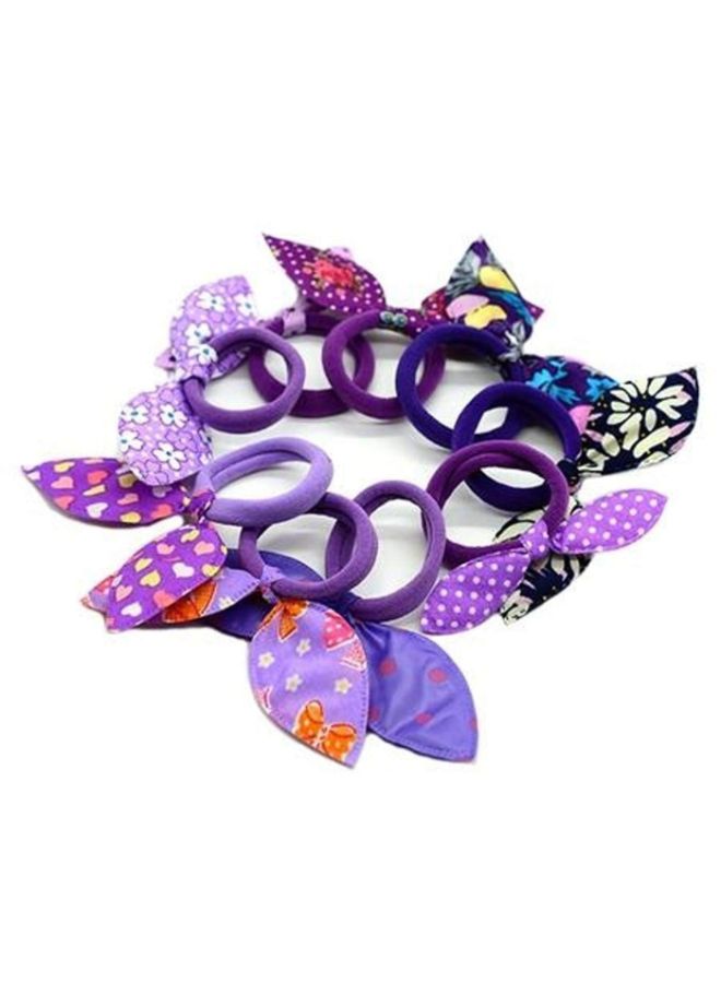 Jeval 40-Piece Rabbit Ear Elastic Bunny Headband Multicolour - Image 2