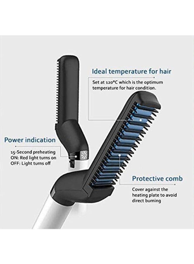 Generic Multi functional Beard Straightener Hair Comb Multicolour  - Image 2