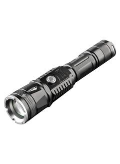 Generic USB Charging Flashlight Black 15cm 
