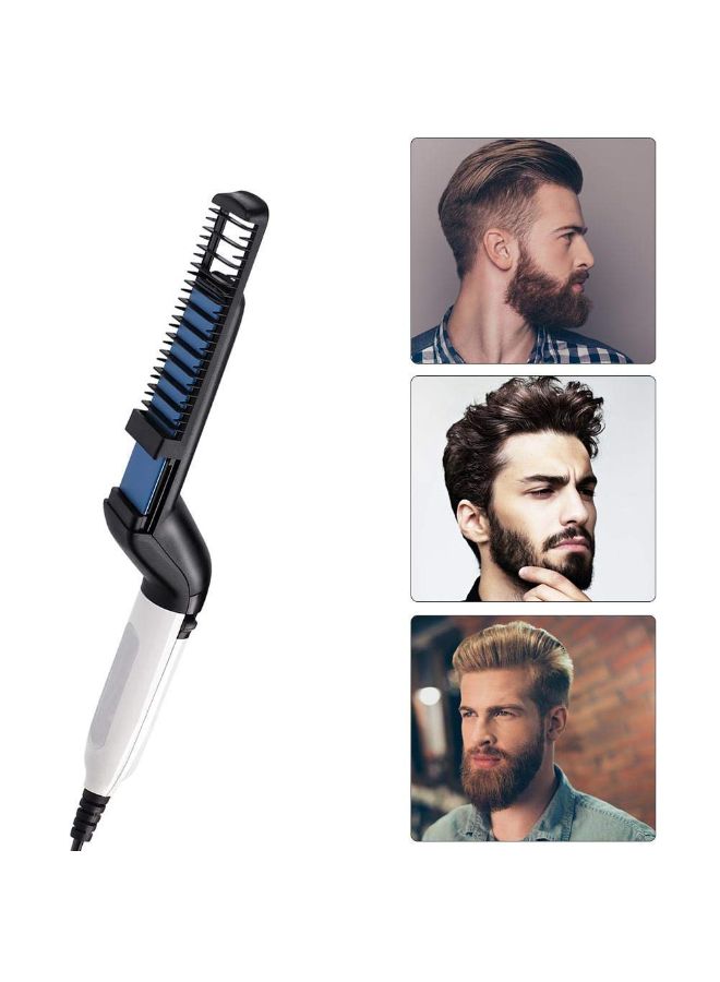 VOL MART Multifunctional Beard Straightener Comb White/black  - Image 2