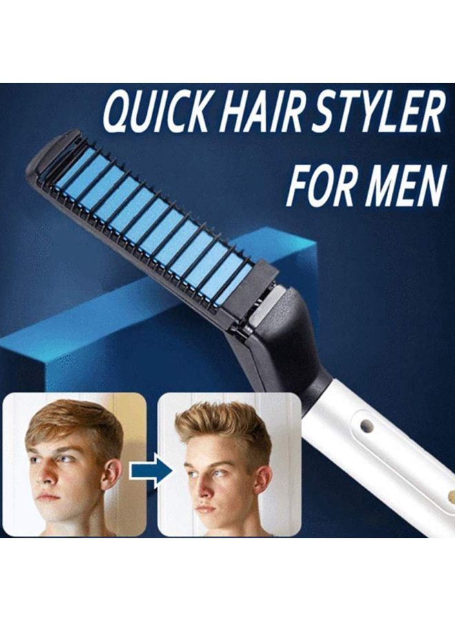 Beard Hair Straightener Styler Comb Multicolour - v1578498682/N33349685A_3