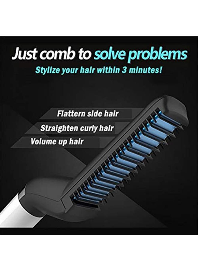 Quick Beard Straightener And Hair Styler Comb Multicolour - Image 3