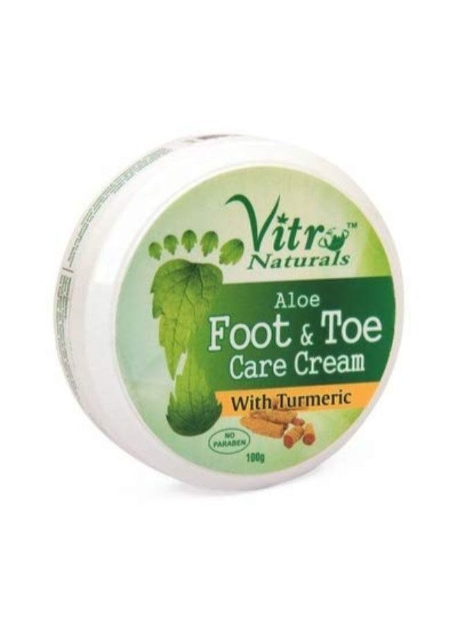 VITRO Turmeric And Aloe Vera Toe Care Cream 100grams - Image 1