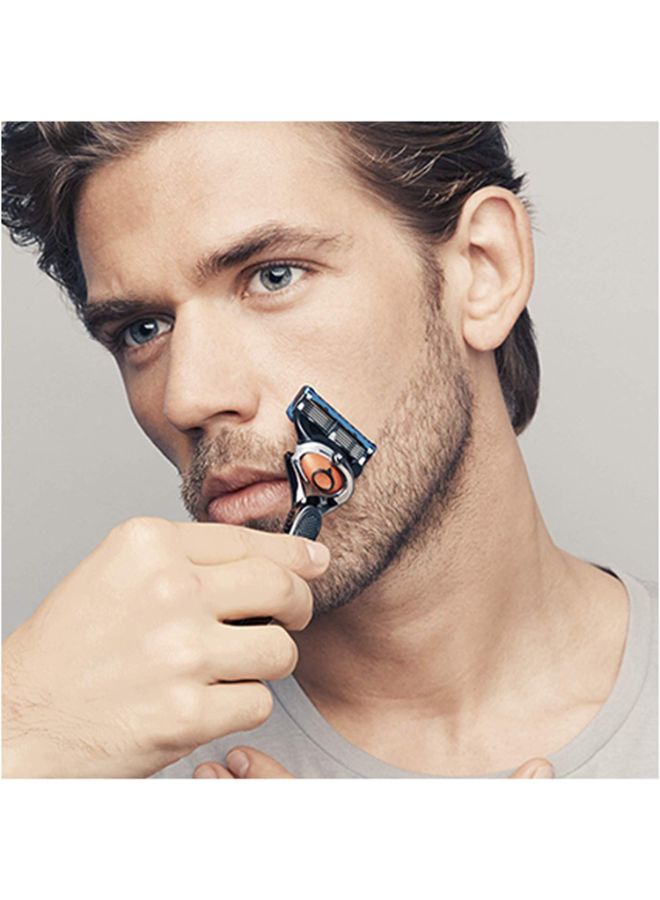 براون آلة تشذيب الشعر شاملة الإمكانات أسود/أزرق 6.4 x 22.8 x 22.4سم - Image 4