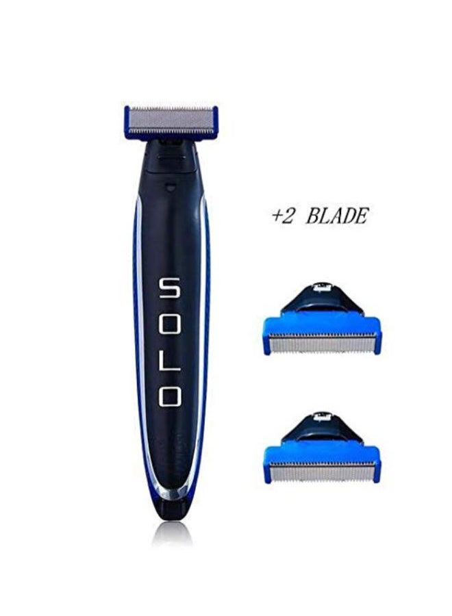 Generic - Advanced Smart Rechargeable Razor Beard Trimmer Blue - Image 1