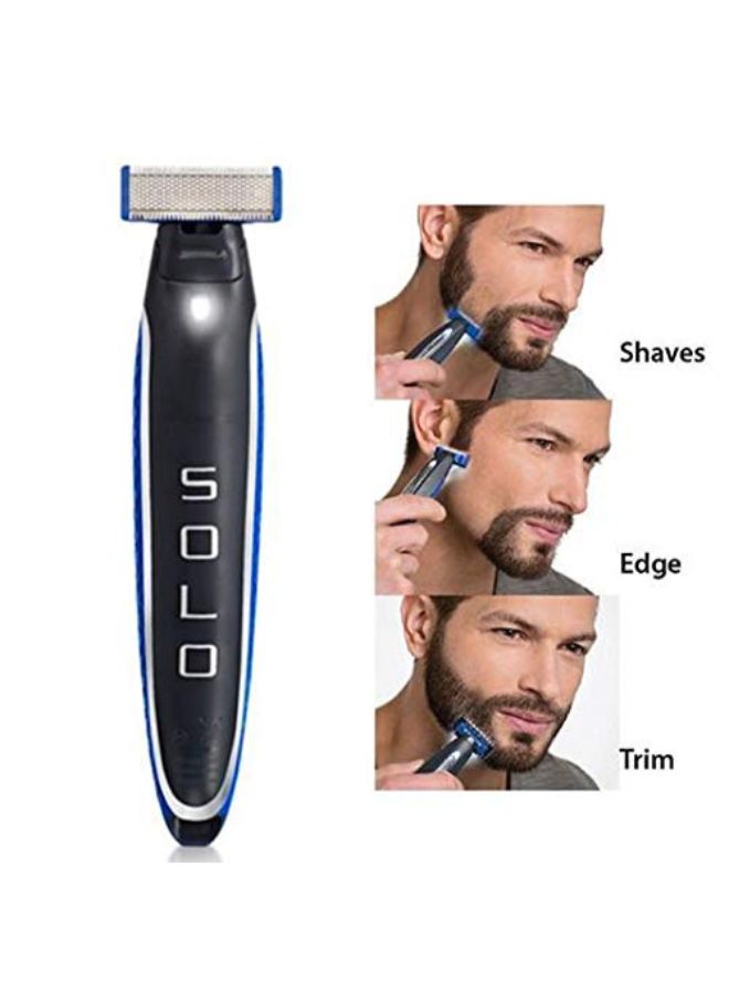 Generic - Advanced Smart Rechargeable Razor Beard Trimmer Blue - Image 1