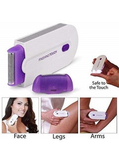 Generic Facial Mini Hair Removal Trimmer Machine White/Purple 12 x 4.8 x 10.7cm  - Image 3
