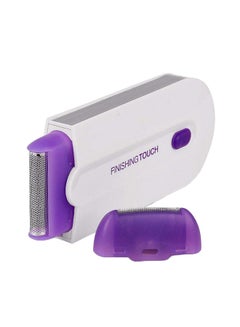Facial Mini Hair Removal Trimmer Machine White/Purple 12 x 4.8 x 10.7cm