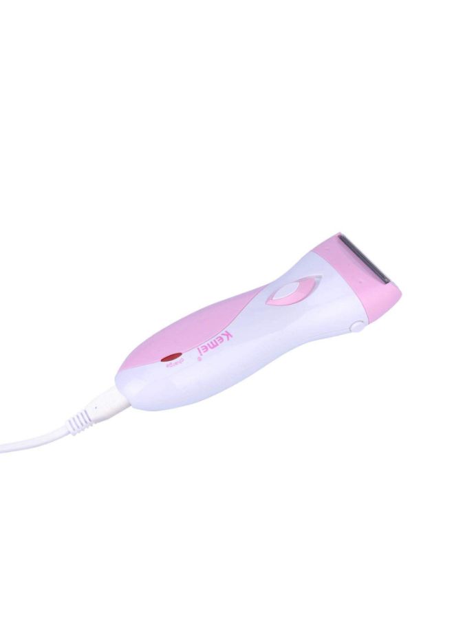 Concepta Rechargeable Double Razor Shaver White/Pink - Image 3
