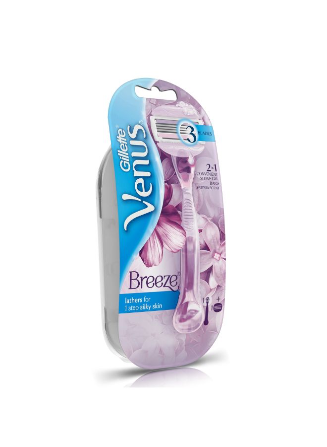 Gillette Breeze Razor Purple - Image 2