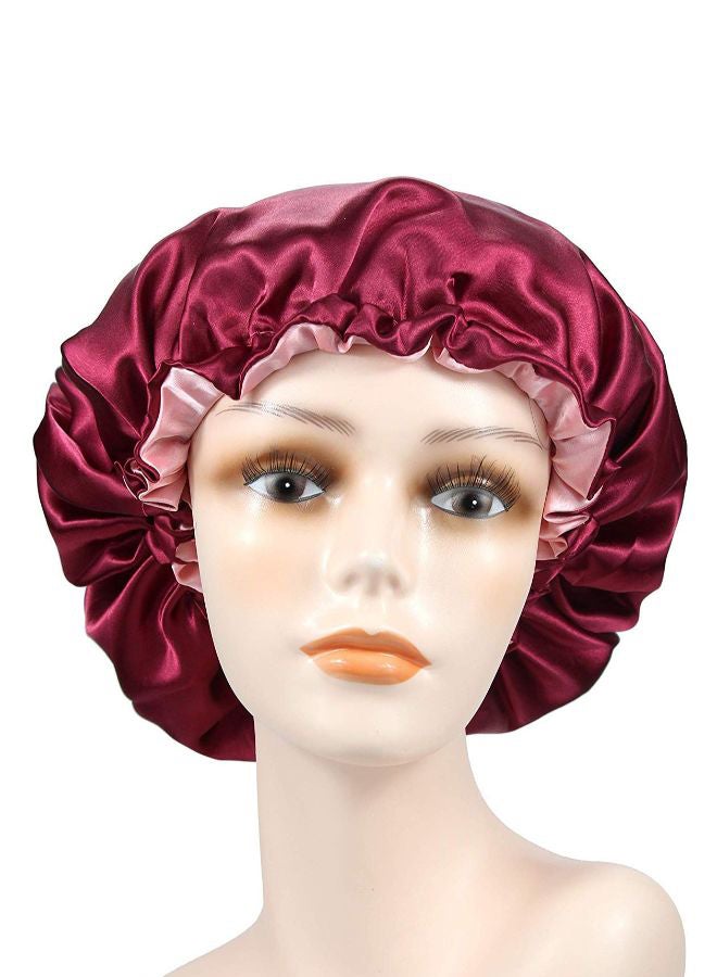 Dehman Reversible Double Layered Hair Bonnet Pink - Image 3